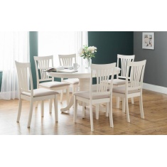 Julian Bowen Stanmore Ivory Chair