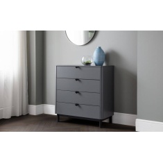 Julian Bowen Chloe 4 Drawer Chest Julian Bowen Chloe 4 Drawer Chest
