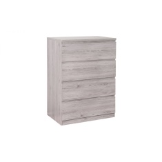 Julian Bowen Jupiter 4 Drawer Chest- Grey Oak