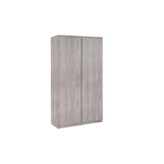 Julian Bowen Jupiter 2 Door Wardrobe - Grey Oak