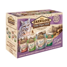 Carnilove Wet Cat Food Pouch Multipack - 12 x 85g Carnilove Wet Cat Food Pouch Multipack - 12 x 85g