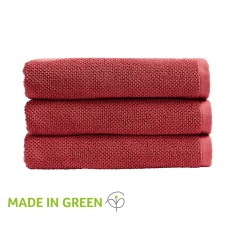 Christy Brixton Textured Shower Mat Pomegranate
