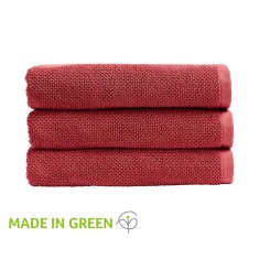 Christy Brixton Textured Shower Mat 60 x 60cm - Pomegranate