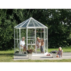 Vitavia Hera 4500 8ft 4" Wide Hexagonal Greenhouse