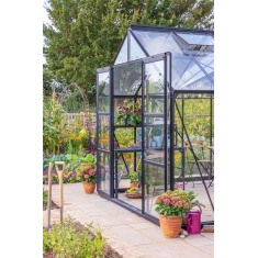 Vitavia Sirius 13000 Powder Coated Black 13ft Wide Greenhouse