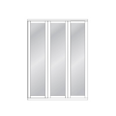 Wiemann Cambridge 3 Mirrored Door Wardrobe