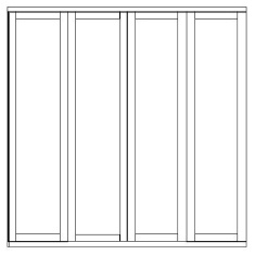 Wiemann Cambridge 4 Door Wardrobe