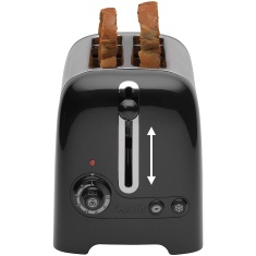 Dualit 26205 Lite 2 Slice Toaster - Gloss Black