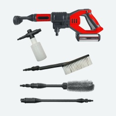 Cobra PW18024V 24V Cordless Pressure Washer (with 2Ah Battery & Charger)