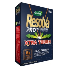 Resolva Pro Weedkiller Liquid Sachets Xtra Tough 6x100ml