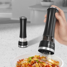 Morphy Richards Accents Electronic Salt & Pepper Mill Black