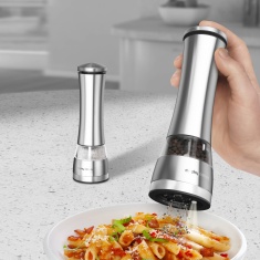 Morphy Richards Accents Electronic Salt & Pepper Mill Stainless Steel