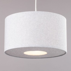 BHS Marle Easy Fit Light Shade 40cm - Grey