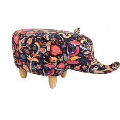 Balarama The Flower Elephant Footstool