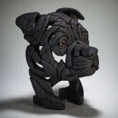 Edge Staffordshire Bull Terrier Bust - Black