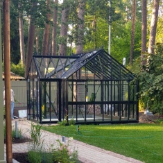 Janssens Eos Royal T-Model 180/40 Tempered Glass 13ft Wide Greenhouse