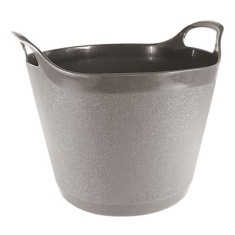 Town & Country Round Garden Flexi-Tub - Graphite Grey Town & Country Round Garden Flexi-Tub - Graphite Grey