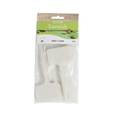 Tildenet T Shaped Plant Labels - White x20