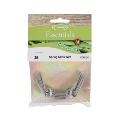 Tildenet Greenhouse Wire Spring Clips x25 Tildenet Greenhouse Wire Spring Clips x25
