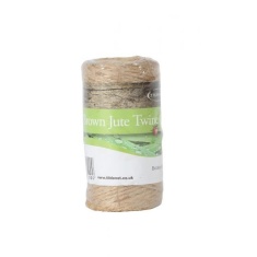 Tildenet Biodegradable Jute Twine - Brown, 55m