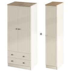 Epworth Tall Triple 2 Drawer Robe