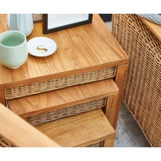 Daro Alexandra Nest Of 3 Tables Natural Wash Daro Alexandra Nest Of 3 Tables Natural Wash