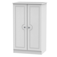 Nocton 127cm Tall 77cm Wide 2 Door Wardrobe