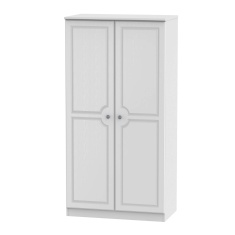 Nocton 182cm Tall 74cm Wide 2 Door Wardrobe