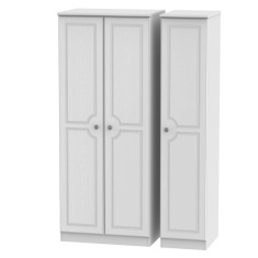 Nocton 182cm Tall 111cm Wide Triple Door Wardrobe