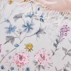 Laura Ashley Wild Meadow Pink Duvet Set