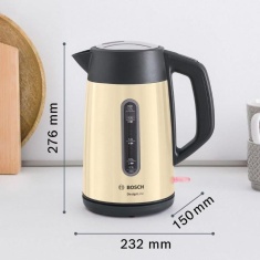 Bosch TWK4P437GB DesignLine 1.7L Kettle- Cream