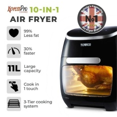 Tower T17076 Xpress Pro 10-in-1 Digital Air Fryer 11L