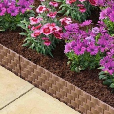 Smart Garden Faux Rattan Edging 4 Pack