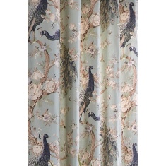 Laura Ashley Belvedere Curtains - Duck Egg