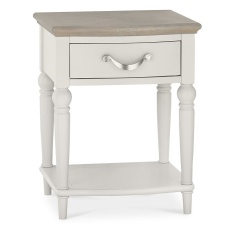 Montreal Grey Washed Oak & Soft Grey Nightstand