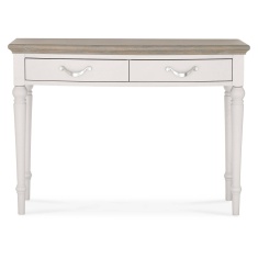 Montreal Dressing Table - Grey Washed Oak & Soft Grey