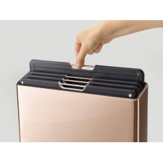 Joseph Joseph Folio Steel 4 Piece Chopping Board Set - Rose Gold