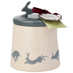 The English Tableware Company Artisan Hare Sugar Canister