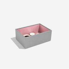 Stackers Mini Watch & Accessory Layer - Grey & Rose