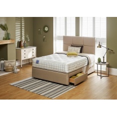 Relyon Dreamworld Derwent Natural Pashmina 2400 Mattress & Divan Set