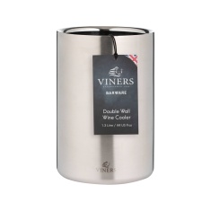 Viners Double Walled Wine Cooler 1.3L - Silver