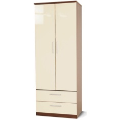 London Tall 2ft6 2 Drawer Robe