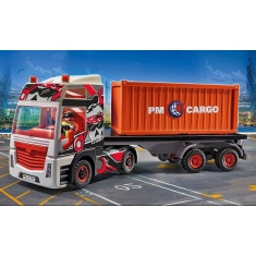 Playmobil 70771 City Action Truck With Cargo Container