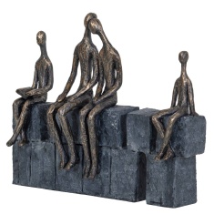 Libra Bronze Blocks Family Of Four