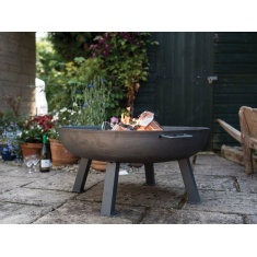 Woodlodge Glasto Fire Pit With Legs 55cm