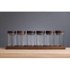 Artisan Street 6 Spice Jars With Board