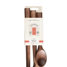 Artisan Street Wooden Spoons 3 Pack