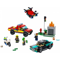 LEGO City 60319 Fire Rescue & Police Chase