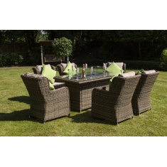 Katie Blake Seville 6 Seater Fire Pit Set