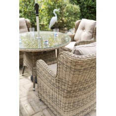 Katie Blake Seville 6 Seater Including Parasol And Base